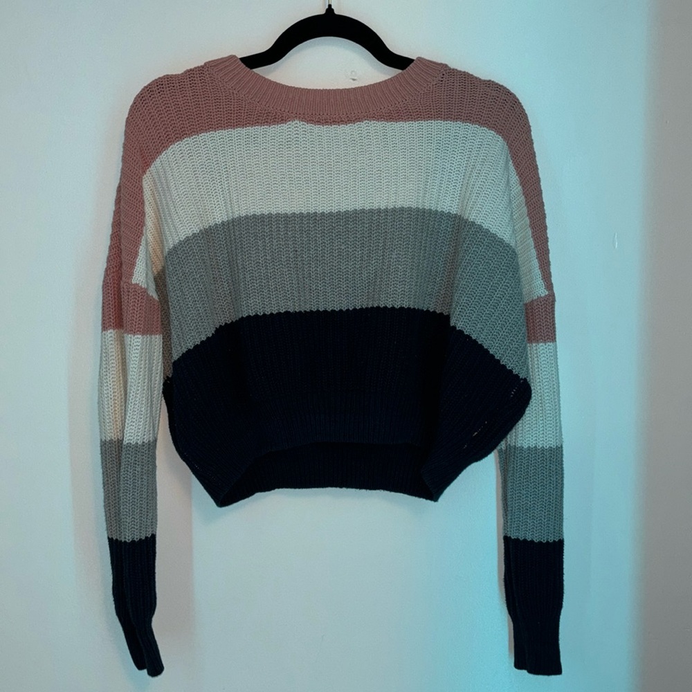 U2B Cropped Knit Sweater